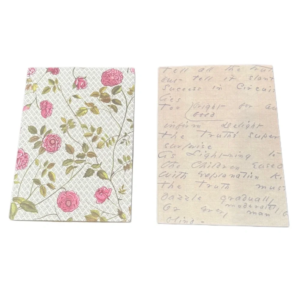 Two New Notebooks Floral Journal